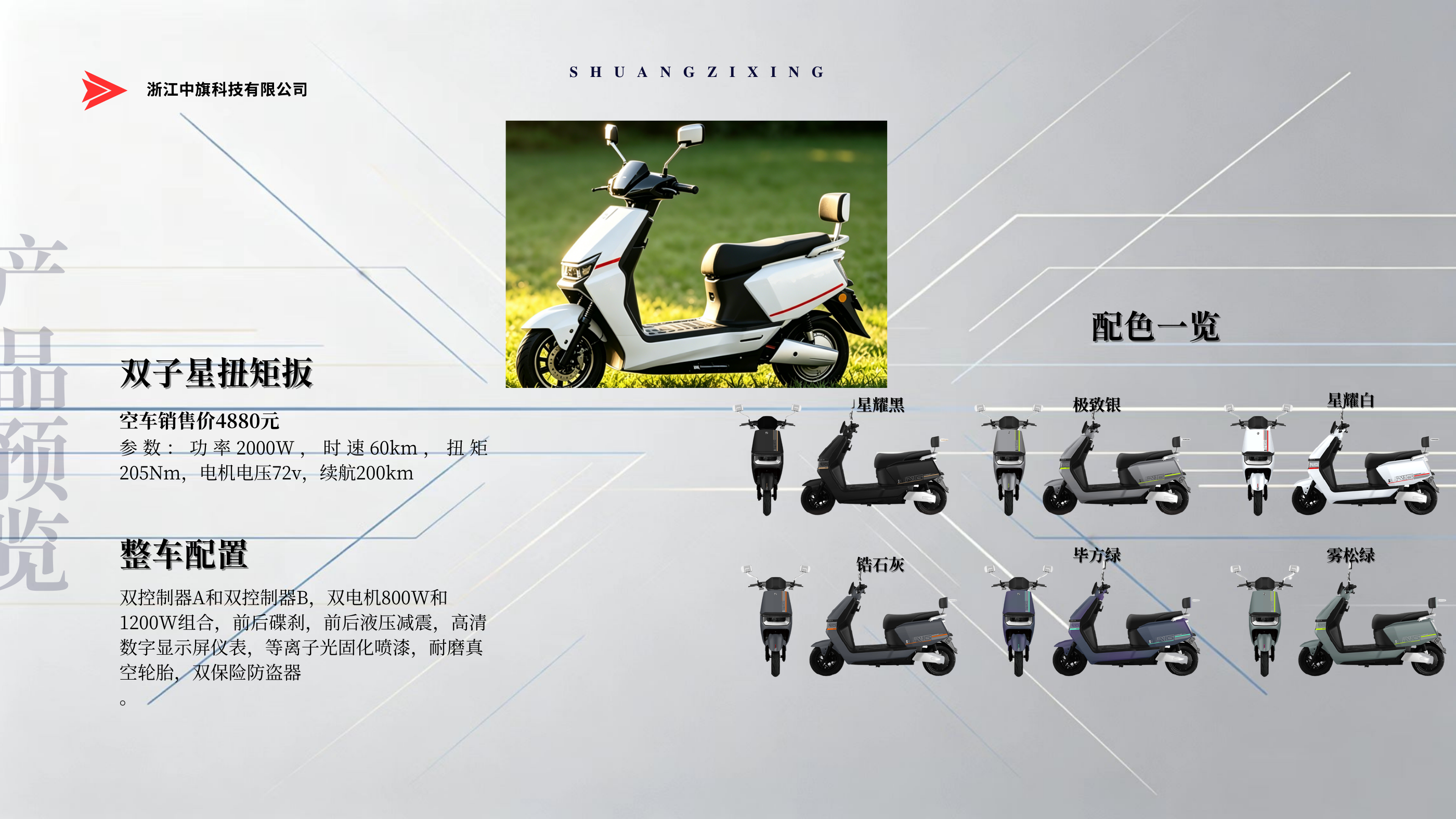 双子星扭矩版电动车